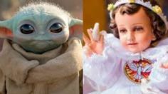 ¡Más celestial que nunca! Regrese BABY YODA fusionado con el NIÑO DIOS: FOTO