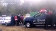 Turistas golpean a policías para intentar ingresar a Pueblo Mágico de Hidalgo