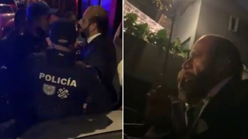 #LordMisZapatos: Hombre se niega a cancelar fiesta y agrede a policías VIDEO