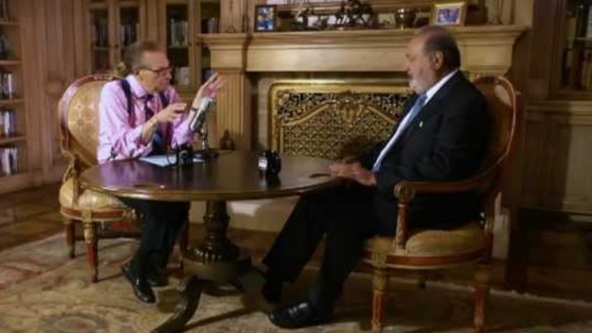 Así despidió Carlos Slim al famoso Larry King ¡emotivo!