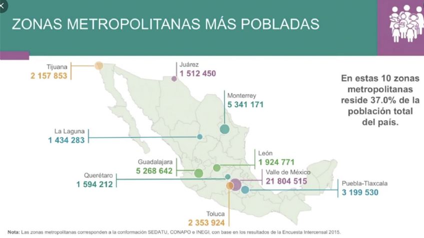 Zona Metropolitana de Monterrey se convierte en la segunda más grande de México