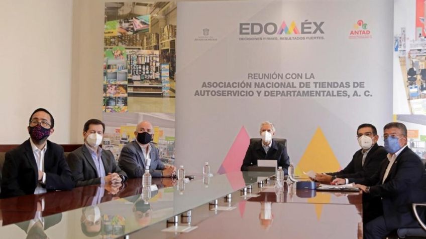 Alfredo del Mazo se reúne con directivos de la ANTAD para tratar la reactivación económica de Edomex