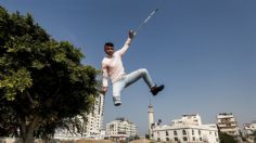 ¡Nada lo limita! Joven amputado de una pierna se convierte en experto del PARKOUR: VIDEO VIRAL