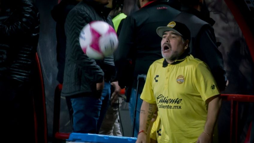 ¡Trata de no llorar! Maradona cuidará a los Dorados en su estadio: FOTOS