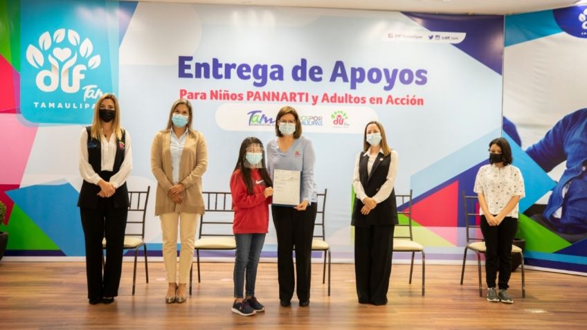 DIF Tamaulipas entrega apoyos a abuelitos y niños en situación de riesgo