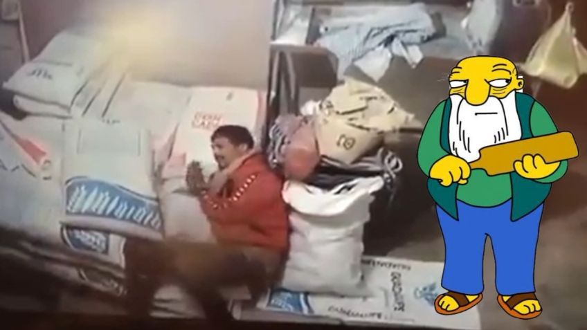 VIDEO VIRAL: Sorprenden a ladrón robando en negocio de Tonalá y dueños le dan de tablazos