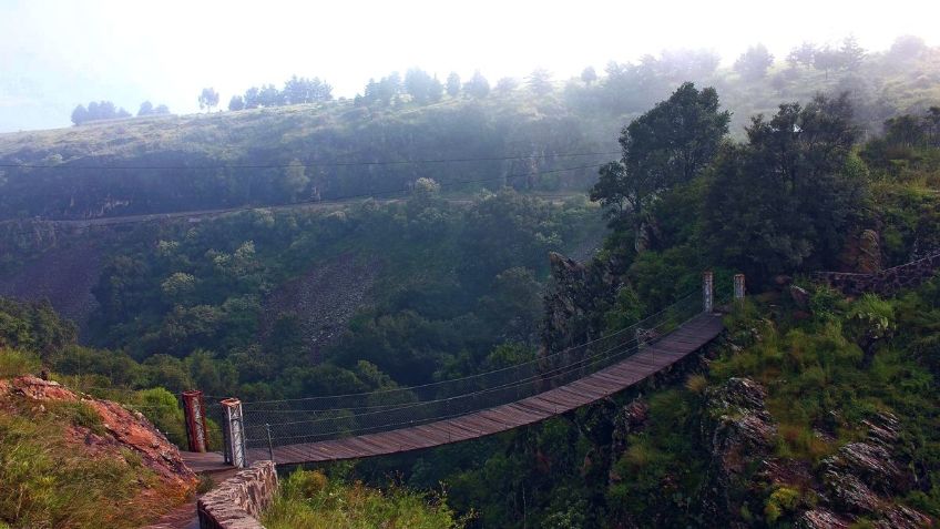 ¡ASÓMBRATE! con la cascada 'El Mogote', en el Pueblo Mágico del 'Oro': VIDEO