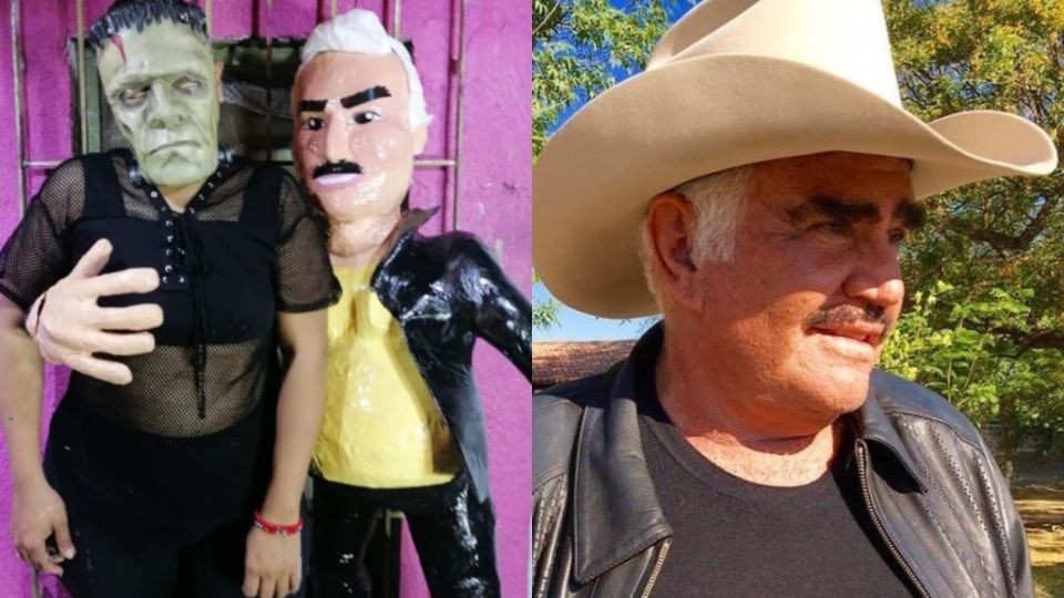 Crean piñata inspirada en Vicente Fernández. Foto: Facebook