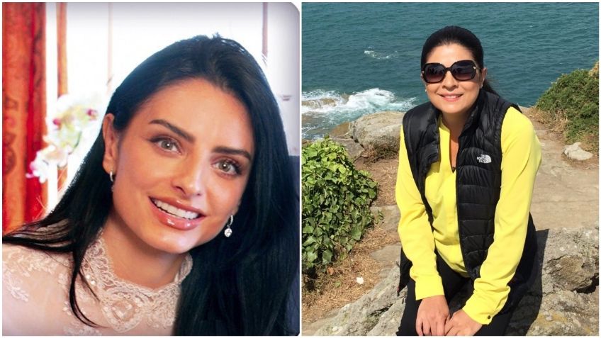 ¿Victoria Ruffo es mamá de Aislinn Derbez? FOTO causa confusión, se ven idénticas