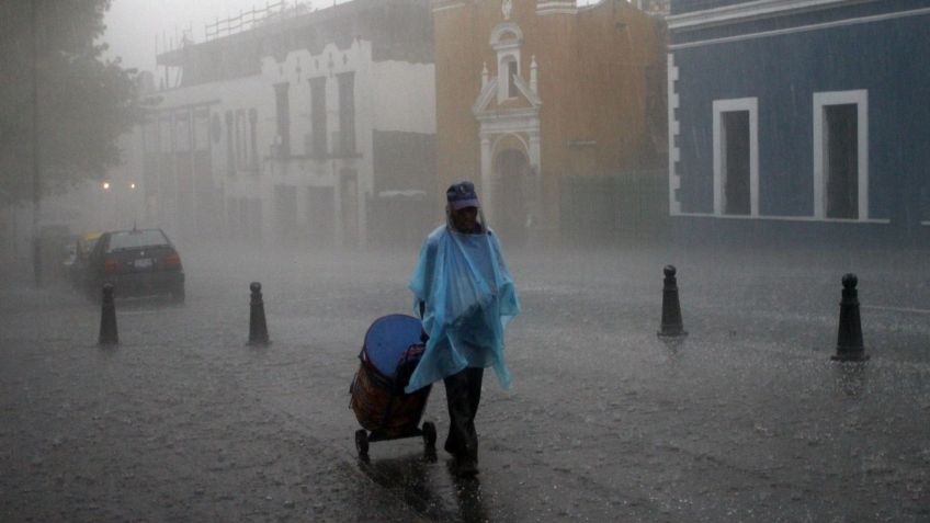 Clima Puebla: ¡Saca el paraguas! Prevén lluvias fuertes este domingo 31 enero 2021