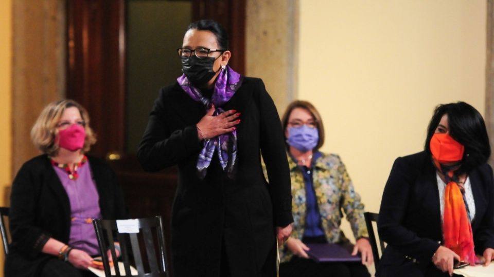 GÉNERO. Rosa Icela Rodríguez dijo que la seguridad de las mujeres es prioritaria. Foto: Cuartoscuro