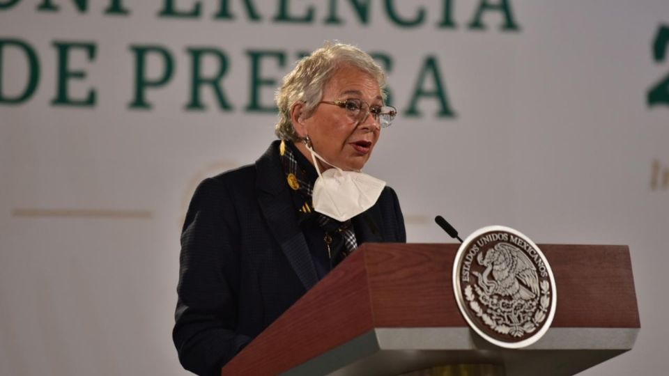 Sánchez Cordero, titular de Gobernación. Foto: Daniel Ojeda