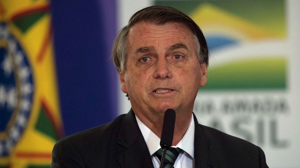 El expresidente brasileño Jair Bolsonaro.