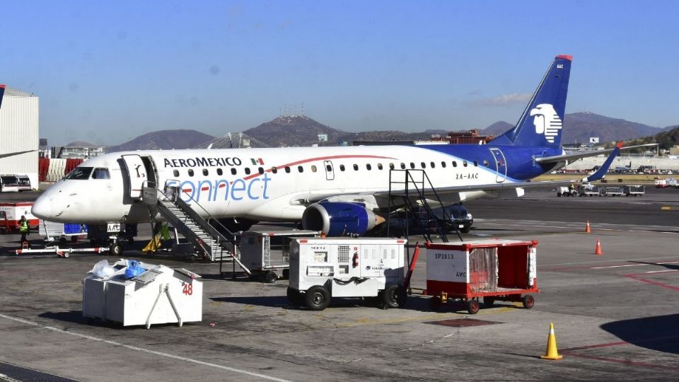 El tráfico de pasajeros de Aeroméxico disminuyó en 2020 más de 50 por ciento ante los efectos de la pandemia. Foto: Cuartoscuro