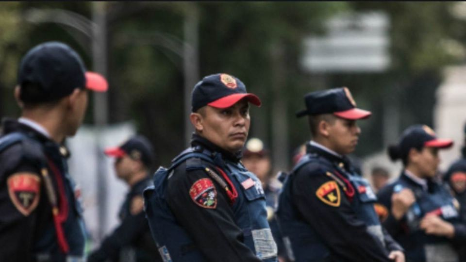 Los agentes acordonaron la zona