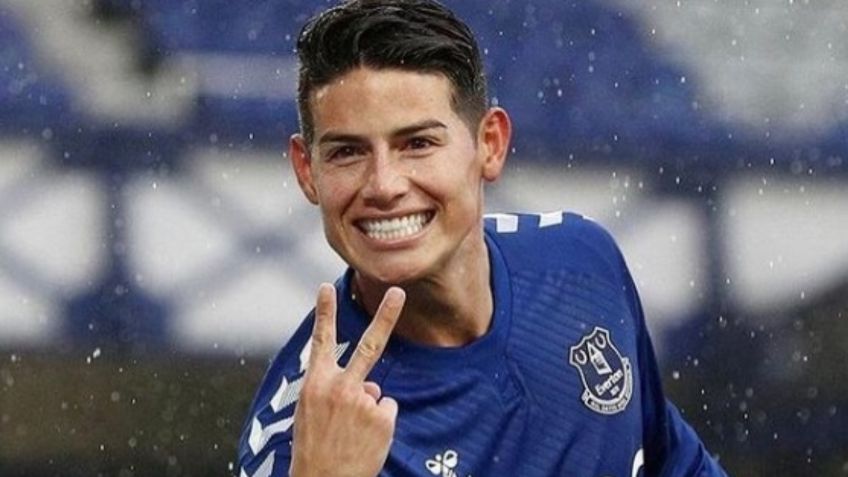 James Rodríguez calienta redes con FOTO presumiendo musculatura