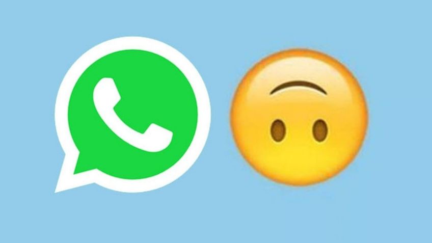 Este es el verdadero significado del emoji de la carita al revés de WhatsApp