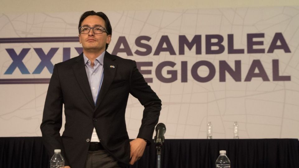 Andrés Atayde. dirigente del PAN en la Ciudad de México. Foto: Cuartoscuro