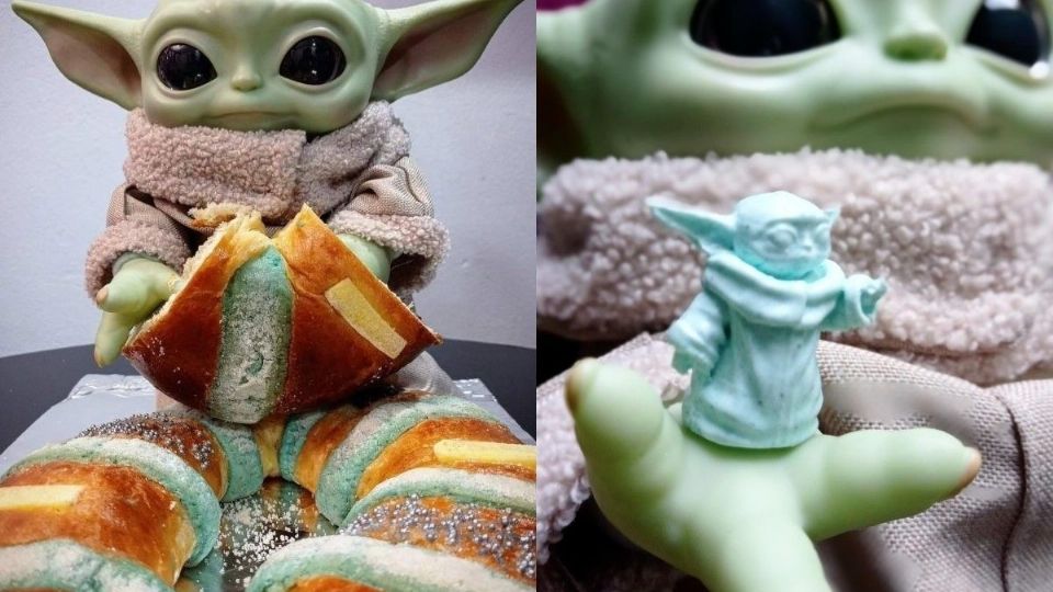 Piden no comprar Roscas de Reyes con muñequitos de Baby Yoda. Foto: Especial