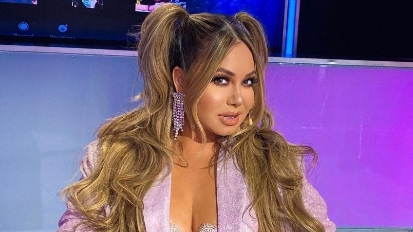 Chiquis Rivera luce sus curvas en entallado vestido café, al estilo Kim Kardashian