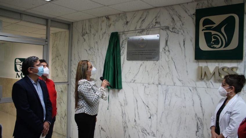 Develan placa Miguel Hidalgo en Hospitales del IMSS Tamaulipas 