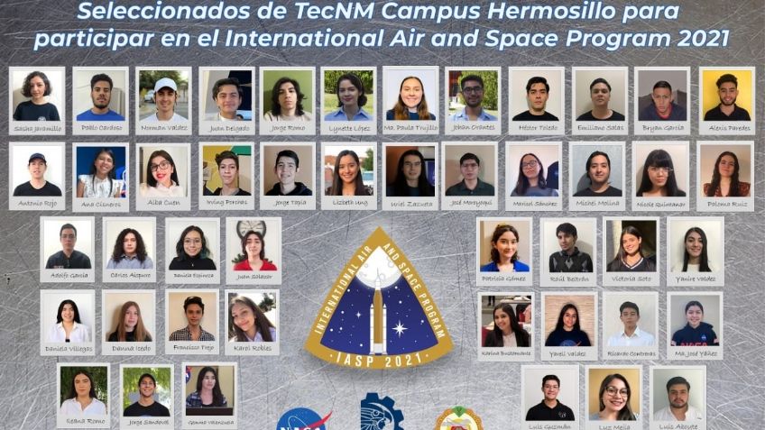 Seleccionan a 46 estudiantes del TecNM para cursos de entrenamiento de la NASA