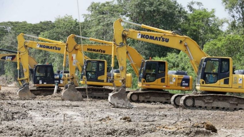 Anuncian turnos dobles y triples para apurar obras del Tren Maya