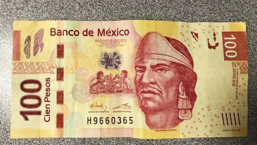 Este es el GRAN error que hay en los billetes de 100 pesos