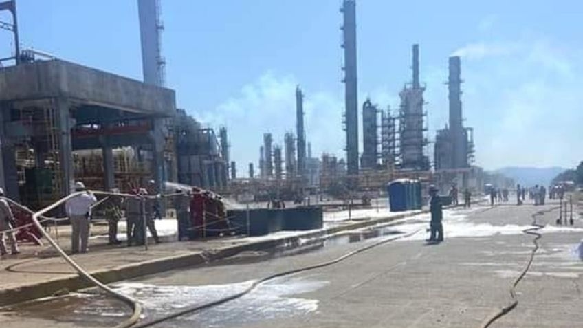 Se registra conato de incendio en Refinería de Salina Cruz