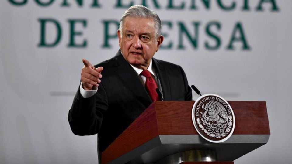 El presidente López Obrador desde la conferencia matutina. Foto: Guillermo O’Gam