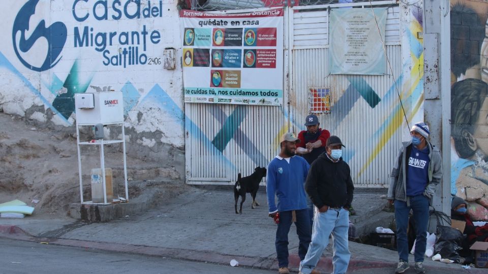 EN EL NORTE. En Coahuila, muchos albergues cerraron en diciembre, por casos de COVID-19. Foto: Cuartoscuro