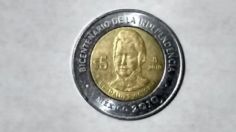 Moneda conmemorativa de 5 pesos de Guadalupe Victoria alcanza los MILES de pesos a la VENTA