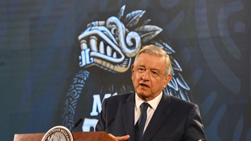 El presidente López Obrador desde Palacio Nacional. Foto: Leslie Pérez