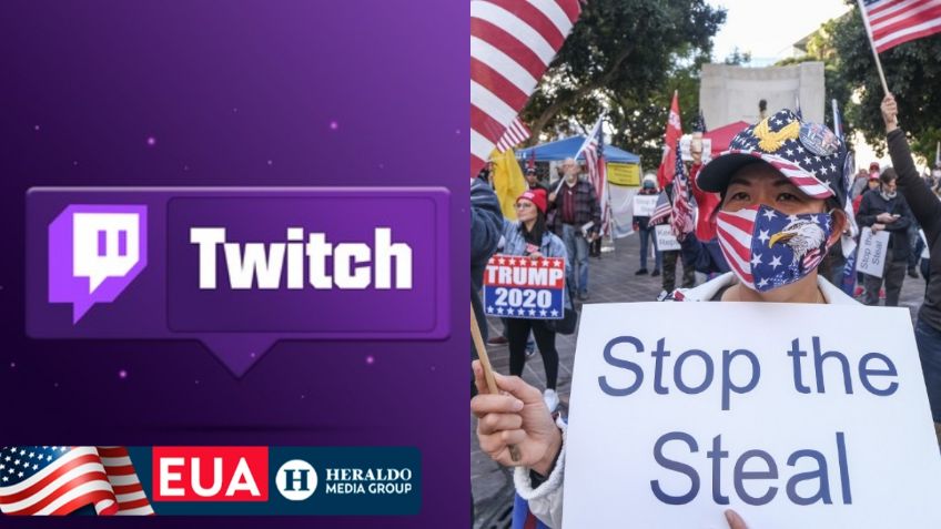 Asalto al Capitolio rompe récord en Twitch, y al mismo tiempo, app bloquea a Trump