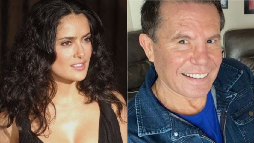 ¿Amor entre Julio César Chávez y Salma Hayek? Esta es la FOTO que confirmaría su romance