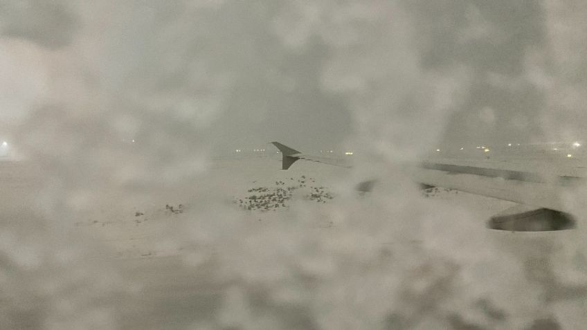 Real Madrid se queda atrapado en AVIÓN por fuertes nevadas: FOTOS + VIDEO