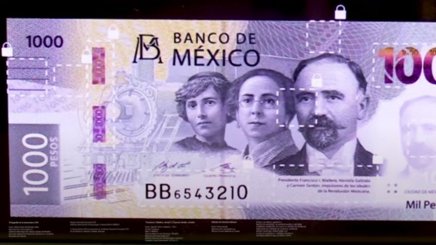 Por estos elementos el billete de 1000 pesos es el más seguro; descubre cuáles son