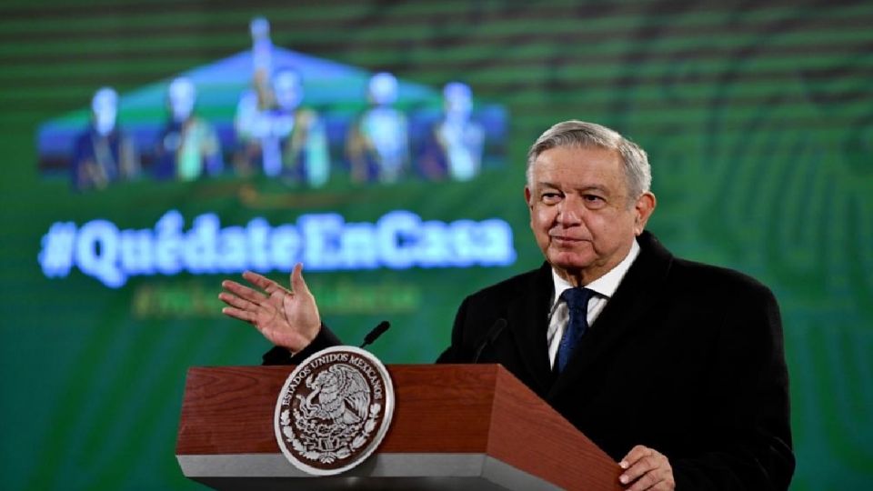 AMLO en la Conferencia Mañanera de Palacio Nacional 
FOTO: Guillermo O´Gam