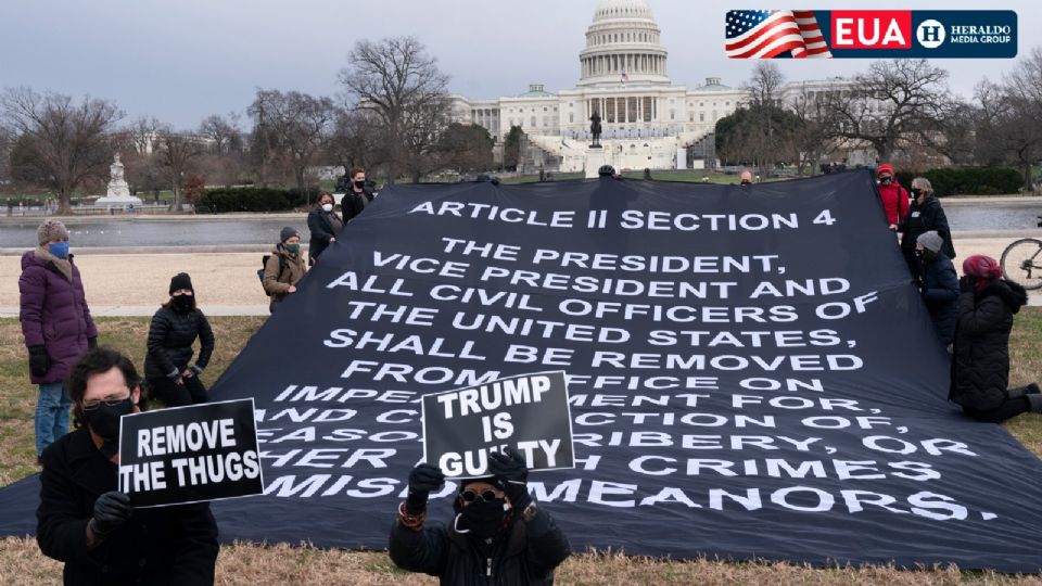 HARTAZGO. ● Según sondeos, 57% de los estadounidenses quiere que Trump deje la Casa Blanca, tras violencia en Capitolio. Foto: Archivo/ AP