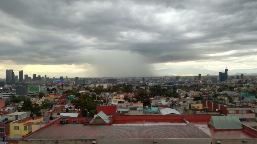 Conagua pronostica FUERTES LLUVIAS para este viernes en la CDMX y EDOMEX