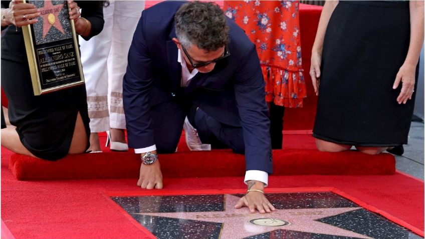 Alejandro Sanz ya tiene su estrella en el Paseo de la Fama de Hollywood