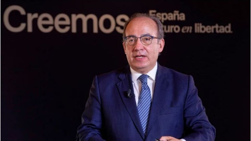 Felipe Calderón fue invitado por el Partido Popular a dar un discurso (Foto: Especial)