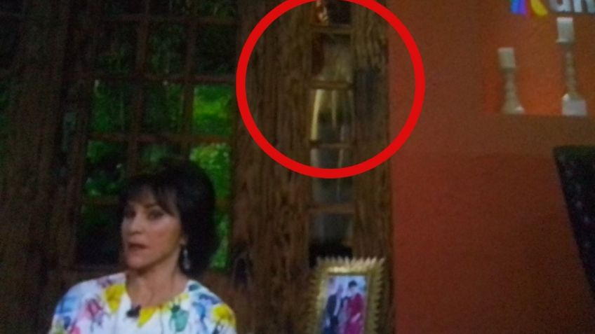 Captan silueta de "fantasma" en Ventaneando justo detrás de Pati Chapoy, seguidores se asustan: VIDEO