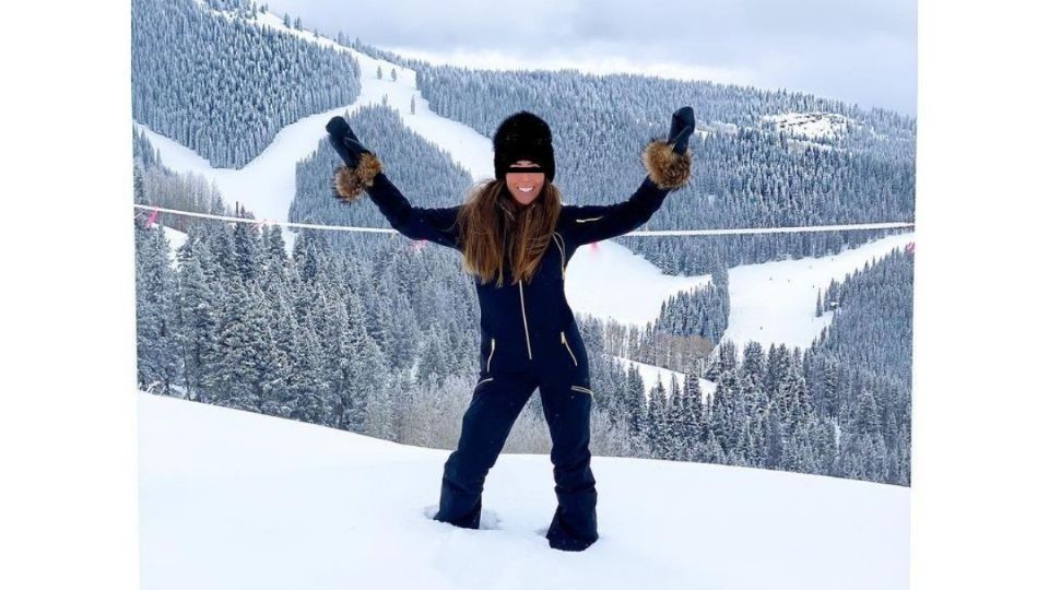 Inés Gómez-Mont durante sus vacaciones. Foto: Instagram