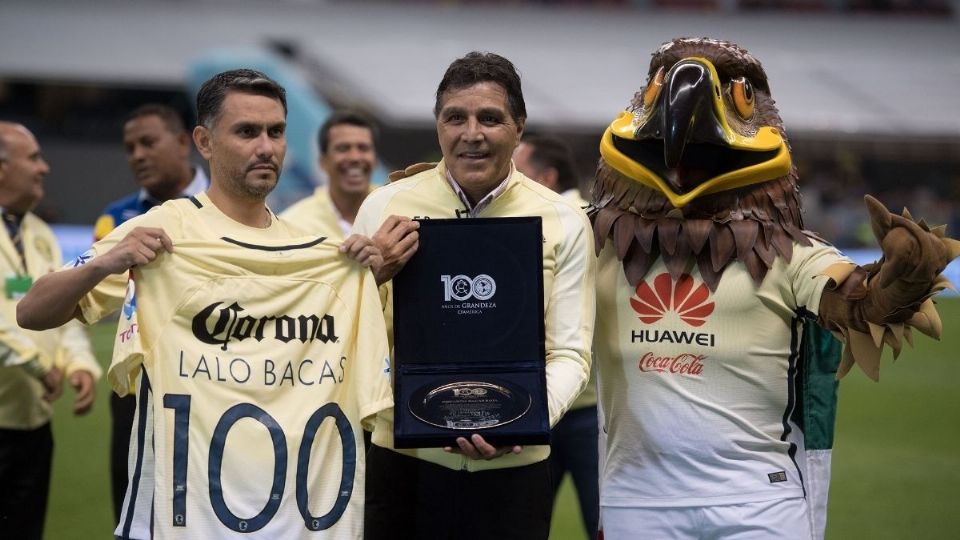 Eduardo Bacas fue reconocido como un histórico en el centenario del club, en 2016. Foto: Mexsport