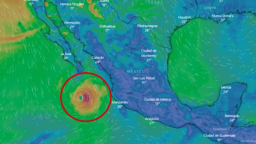 Huracán Pamela: sigue su trayectoria EN VIVO sobre siete estados