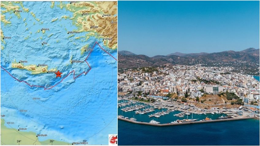 Sismo de 6.3 grados sacude la isla griega de Creta: VIDEO