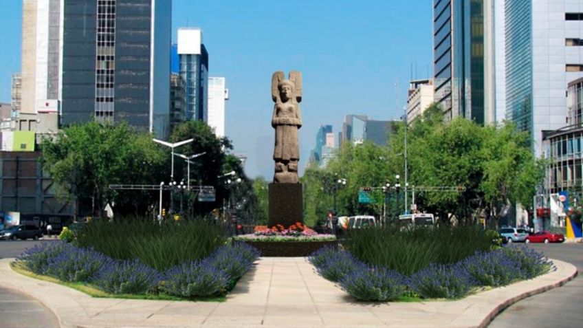 La escultura prehispánica de "La joven de Amajac" reemplazará la estatua de Colón en Reforma: Sheinbaum