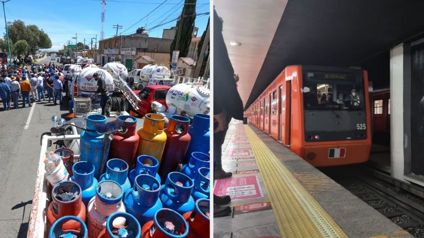 Paro de gaseros y en el Metro ¿Qué es lo que piden los trabajadores?