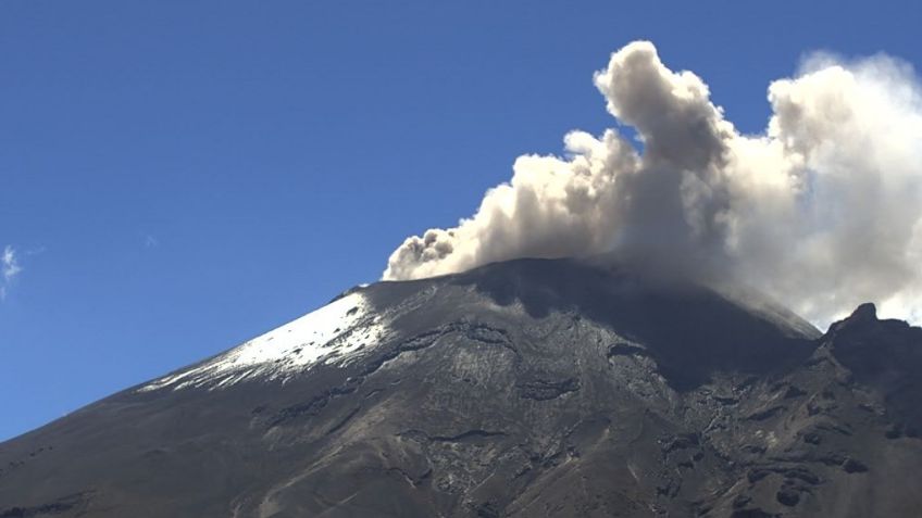 Volcán Popocatépetl: Alertan de caída de ceniza en 14 alcaldías en la CDMX